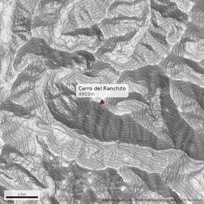 Mapa Cerro del Ranchito