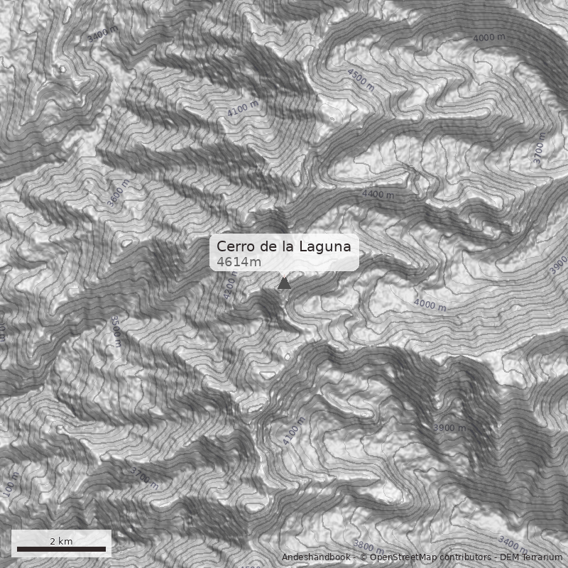 Mapa Cerro de la Laguna
