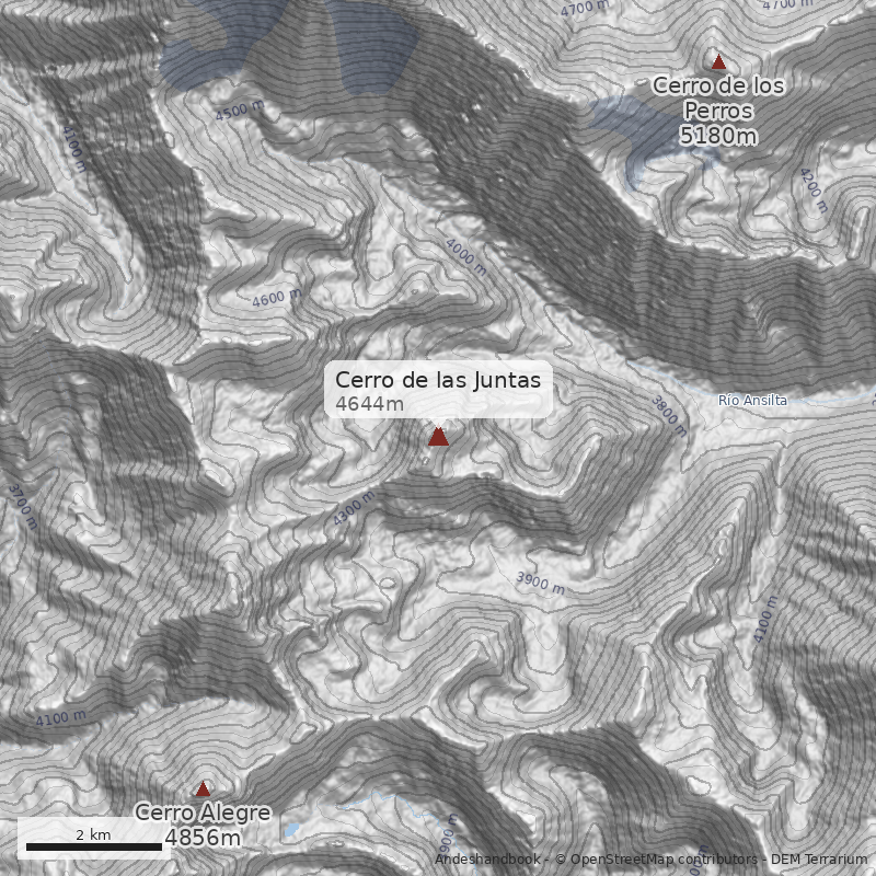 Mapa Cerro de las Juntas