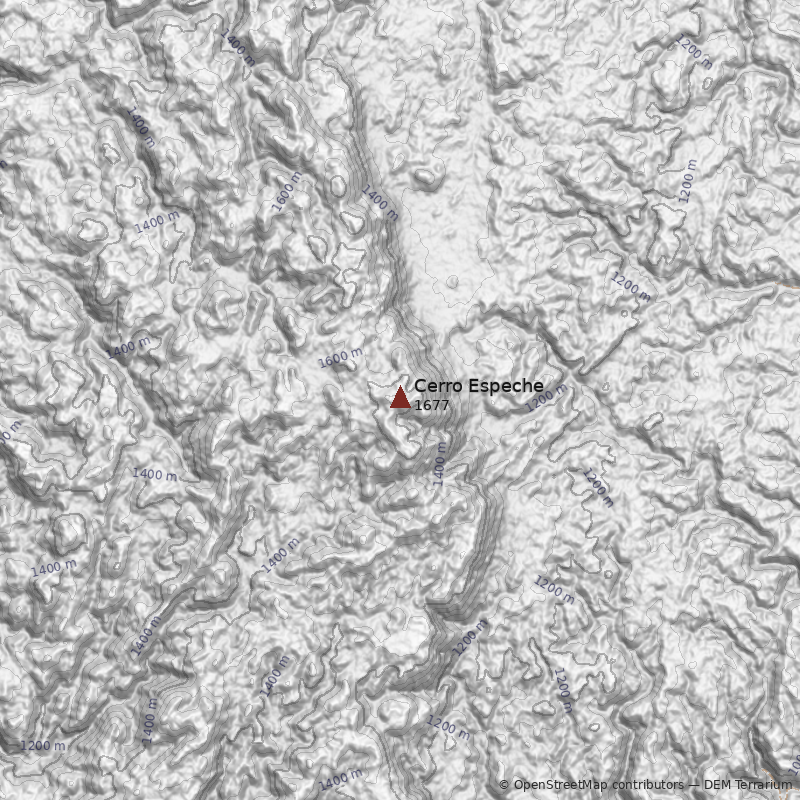 Mapa Cerro Espeche