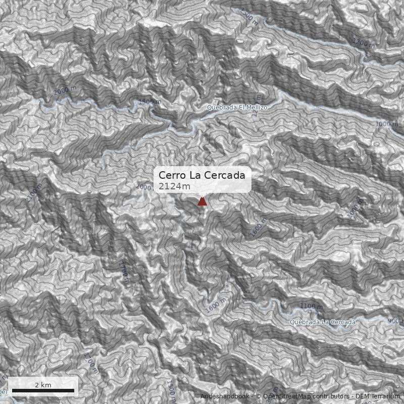 Mapa Cerro La Cercada