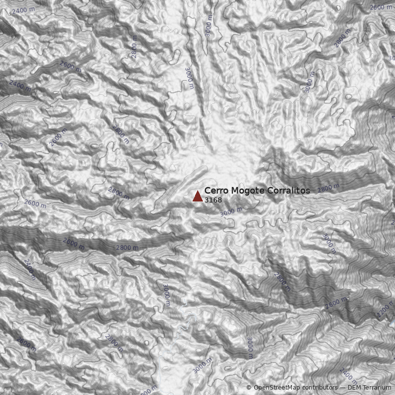 Mapa Cerro Mogote Corralitos