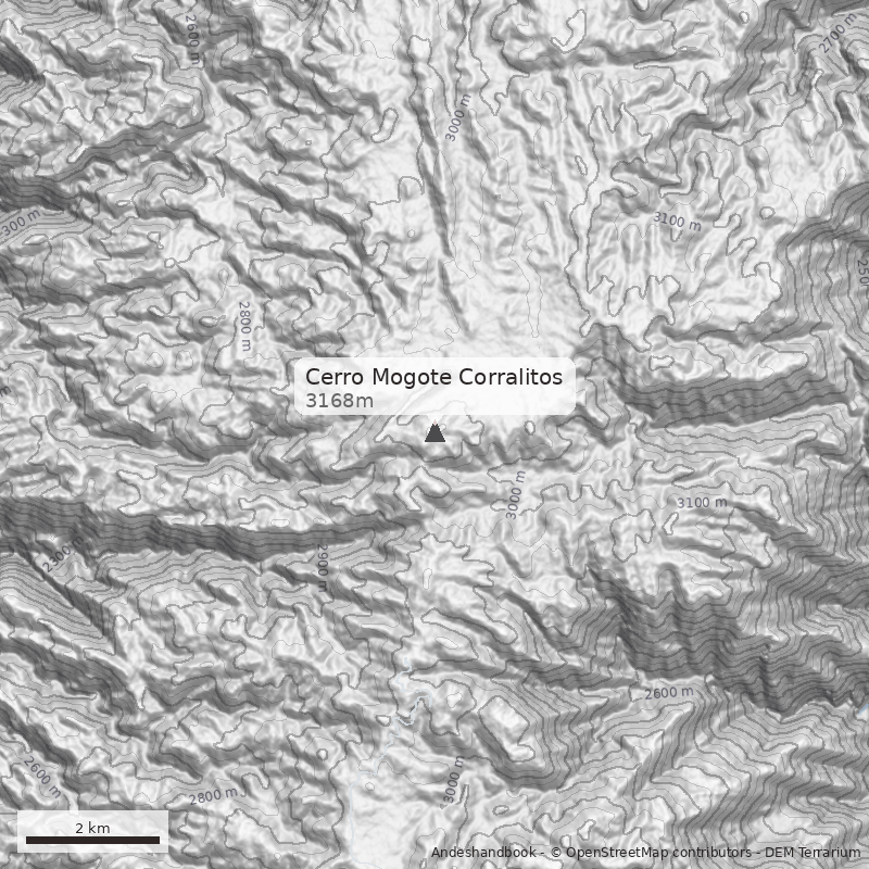 Mapa Cerro Mogote Corralitos