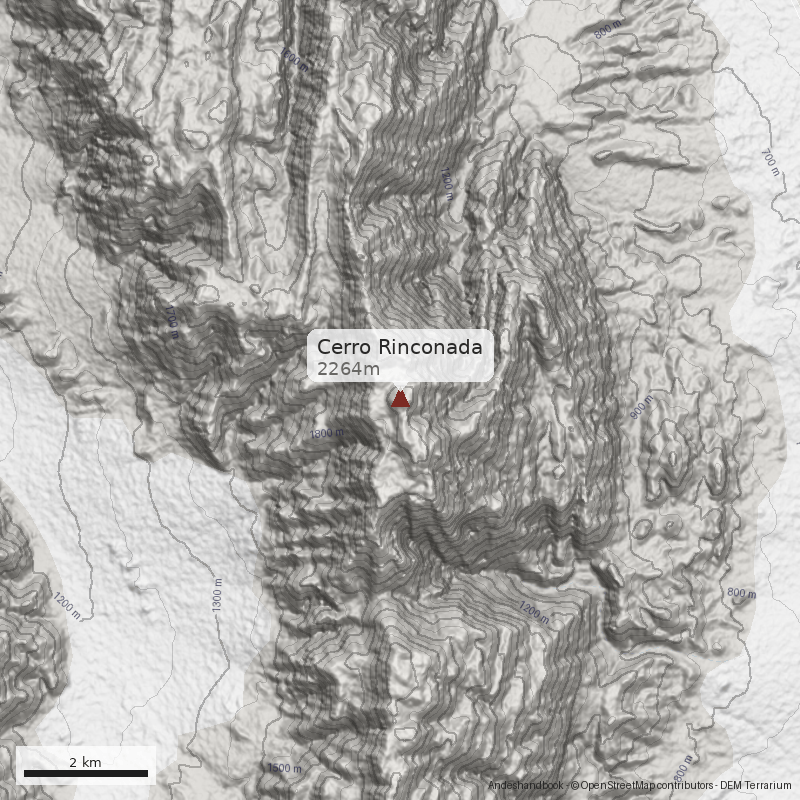 Mapa Cerro Rinconada