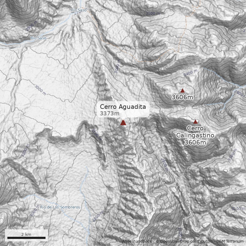 Mapa Cerro Aguadita