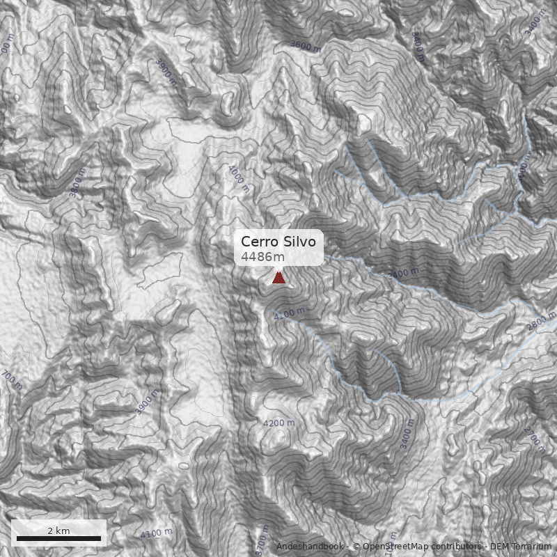Mapa Cerro Silvo