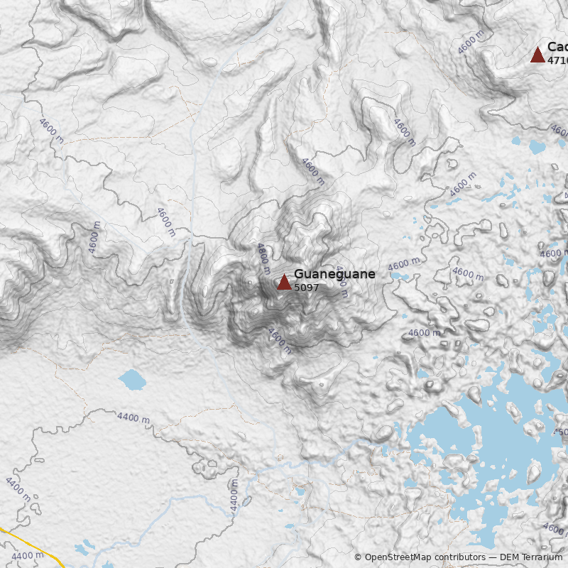Mapa Cerro Guaneguane
