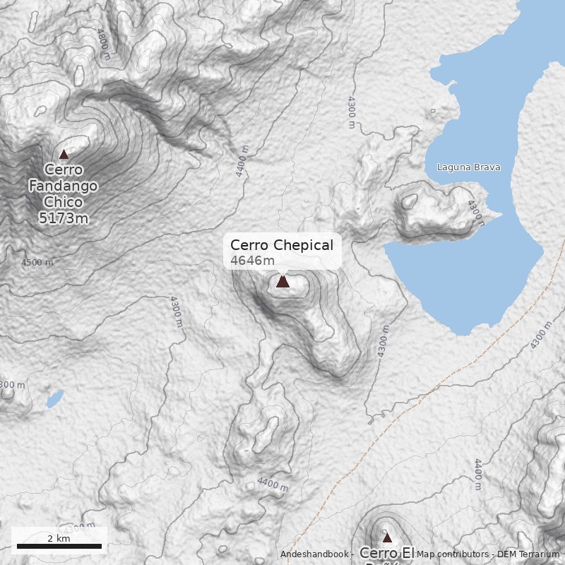 Mapa Cerro Chepical