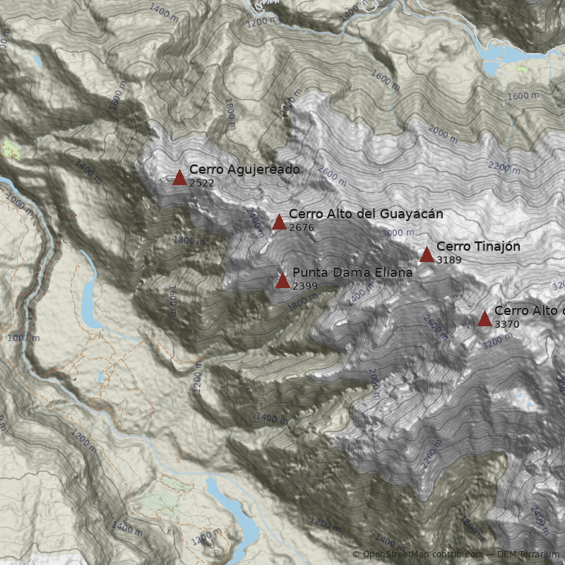 Mapa Punta Dama Eliana