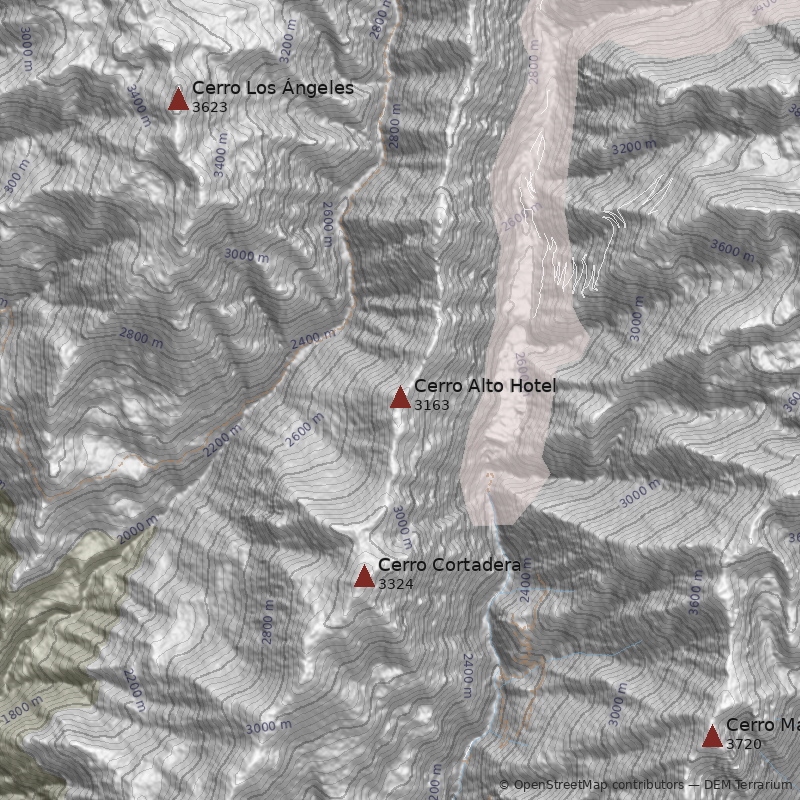 Mapa Cerro Alto Hotel