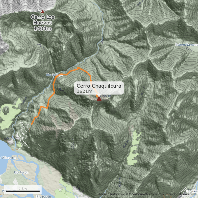Mapa Cerro Chaquilcura