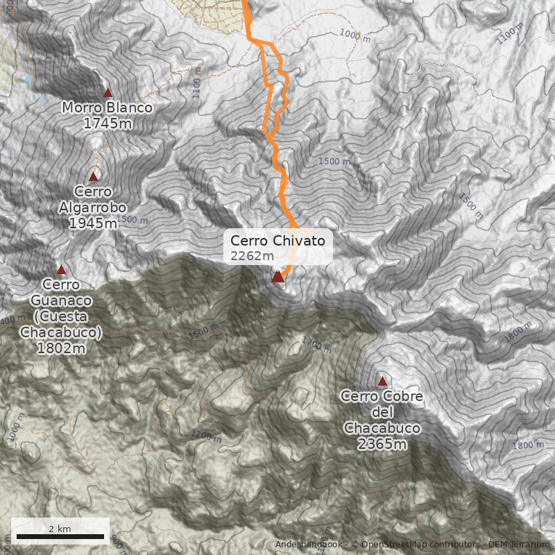 Mapa Cerro Chivato