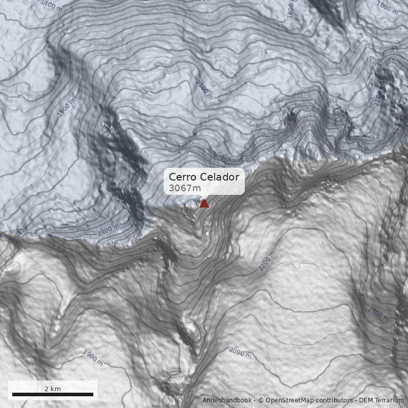 Mapa Cerro Celador