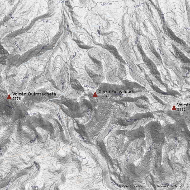 Mapa Cerro Picavilque