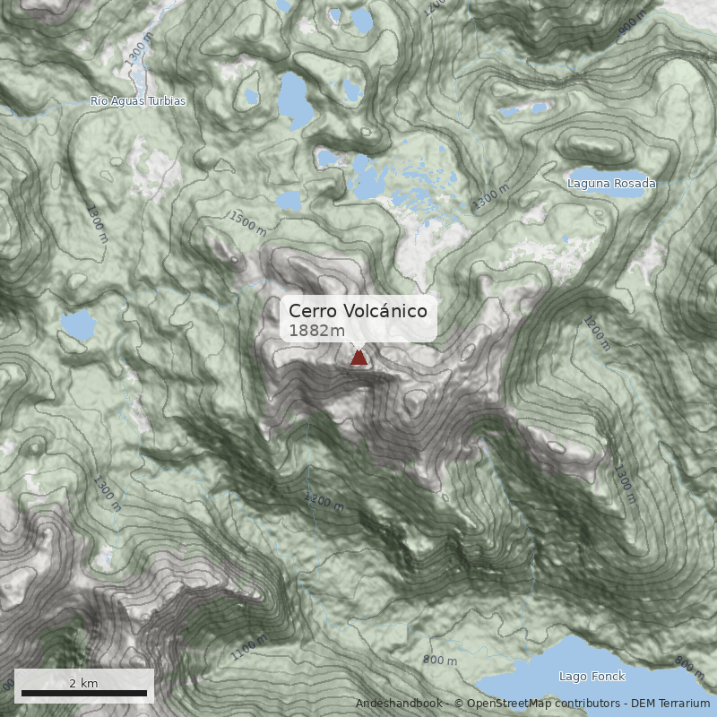 Mapa Cerro Volcánico