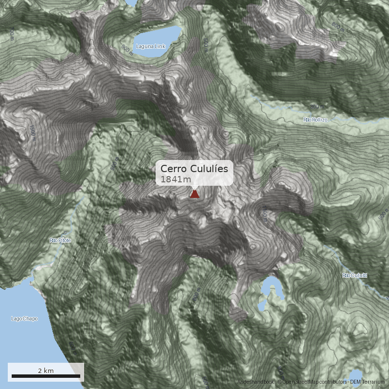 Mapa Cerro Cululíes