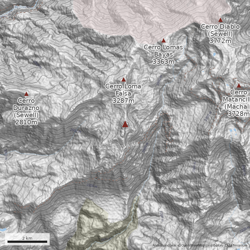 Mapa Morro La Piedra