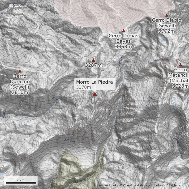 Mapa Morro La Piedra