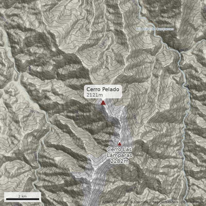 Mapa Cerro Pelado