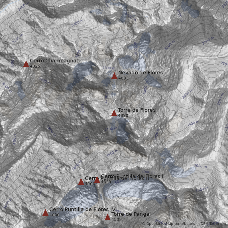 Mapa Torre de Flores