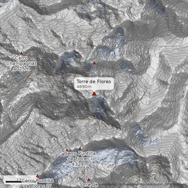 Mapa Torre de Flores