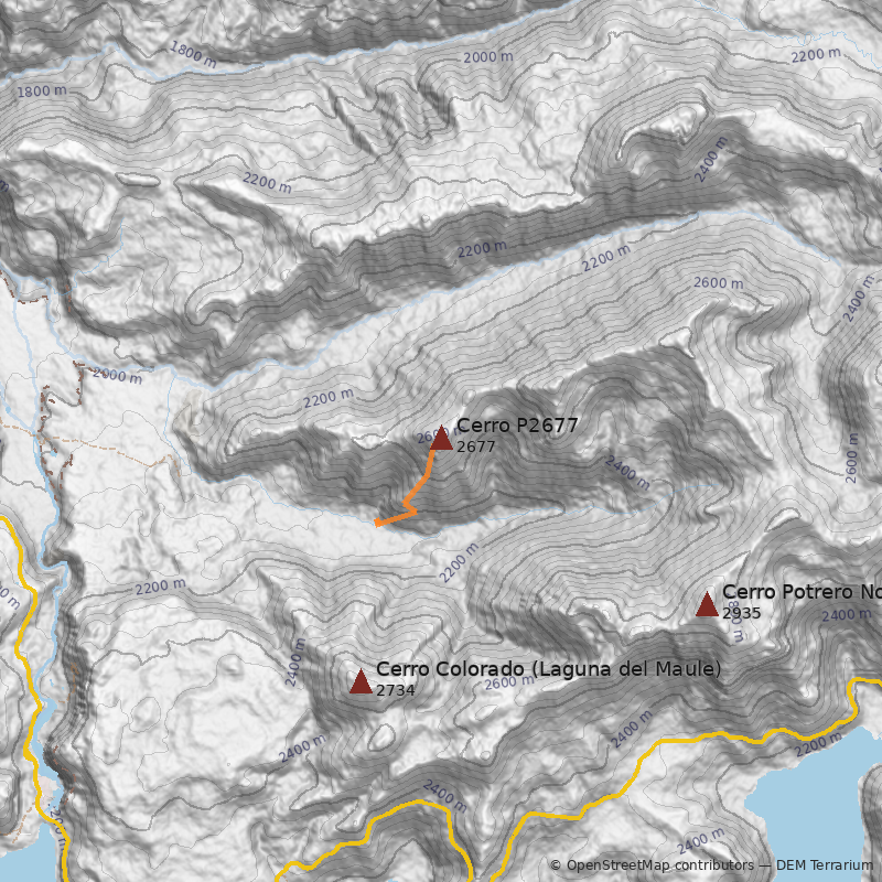 Mapa Cerro P2677