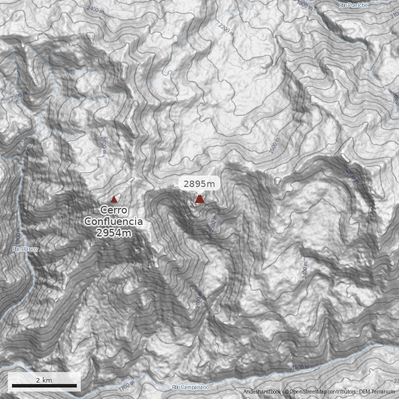 Mapa Cerro Lo Galaz