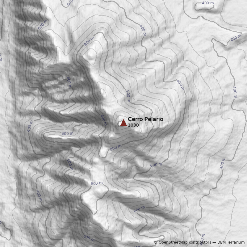 Mapa Cerro Pelario