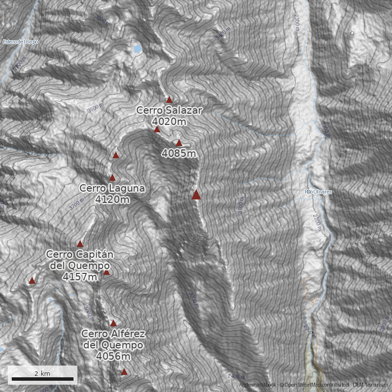 Mapa Cerro Alto de La Jarilla