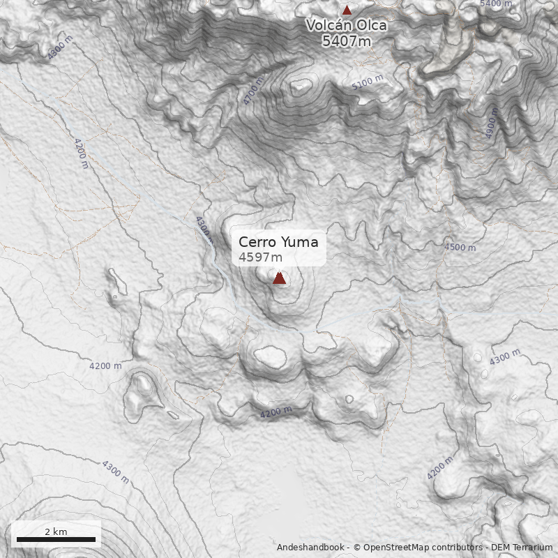 Mapa Cerro Yuma