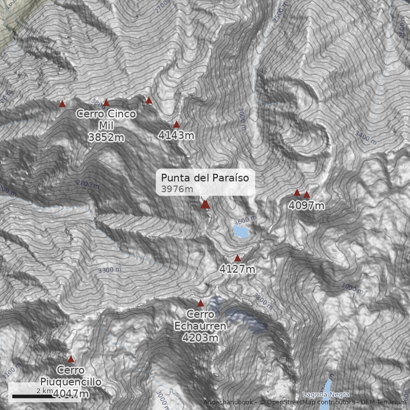 Mapa Punta del Paraíso