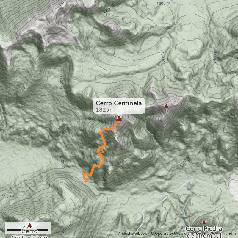 Mapa Cerro Centinela