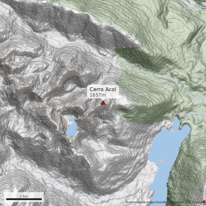 Mapa Cerro Acol