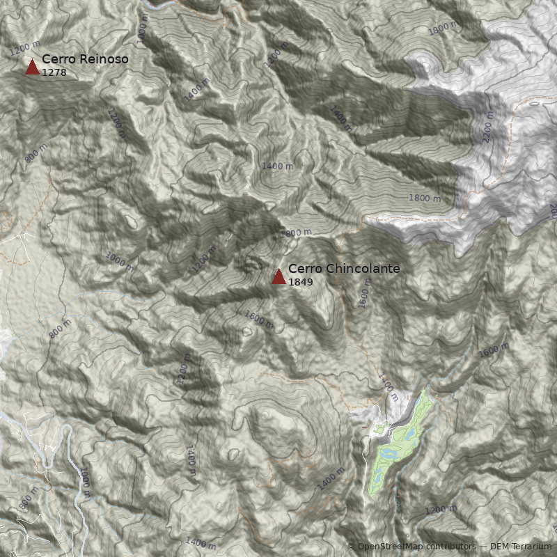 Mapa Cerro Chincolante