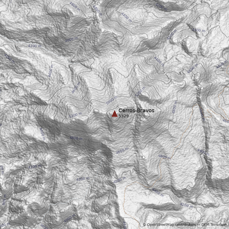 Mapa Cerros Bravos