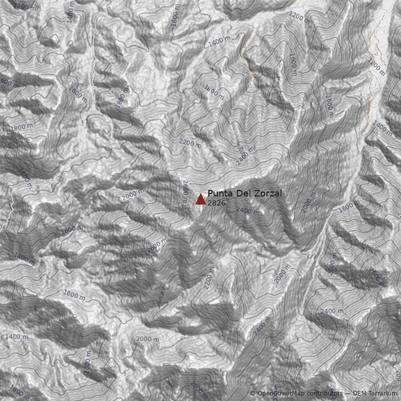 Mapa Punta Del Zorzal