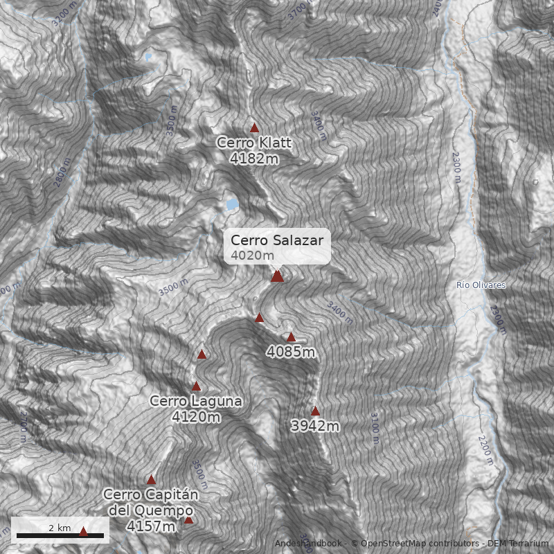 Mapa Cerro Salazar