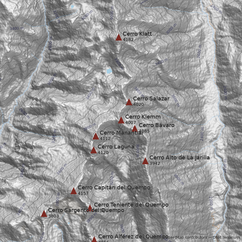 Mapa Cerro Klemm