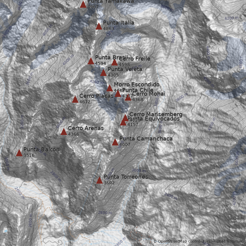 Mapa Punta Equivocados