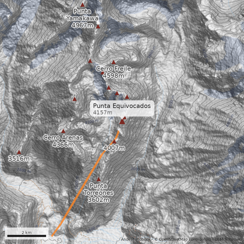 Mapa Punta Equivocados