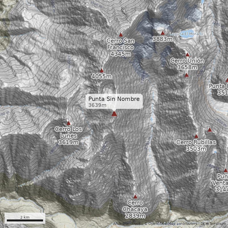 Mapa Punta Sin Nombre