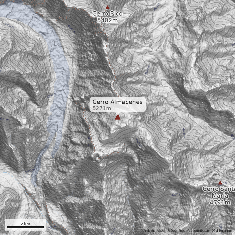 Mapa Cerro Almacenes