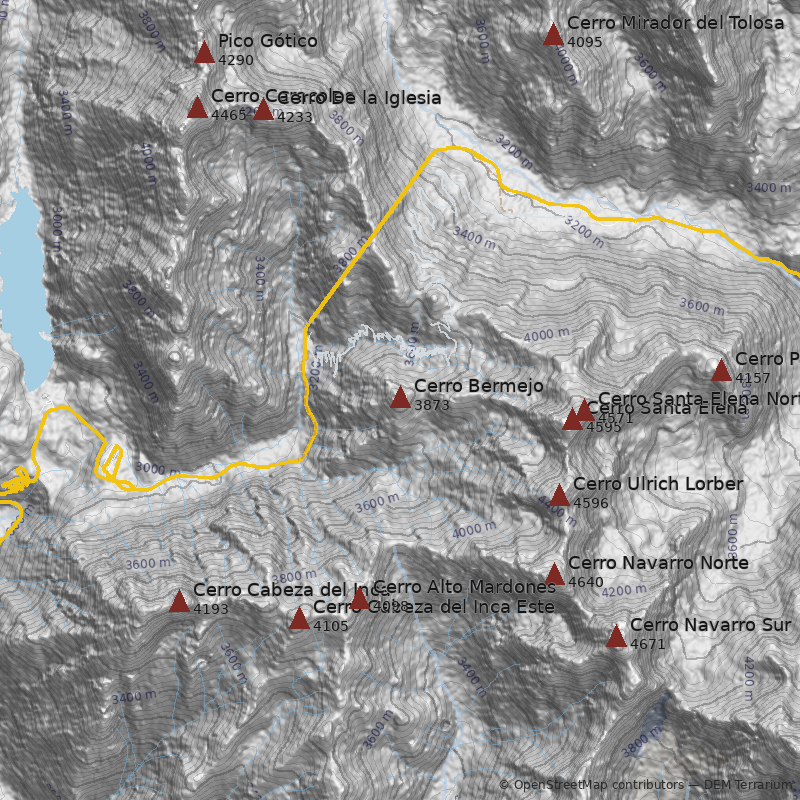 Mapa Normal desde Cristo Redentor