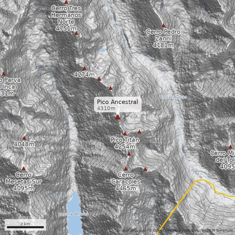 Mapa Pico Ancestral