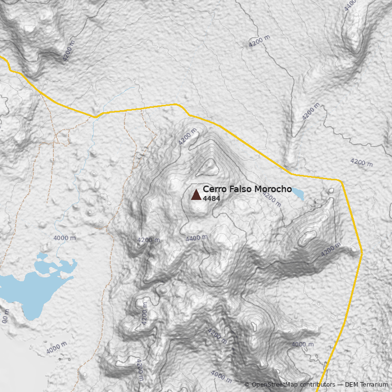 Mapa Cerro Falso Morocho 
