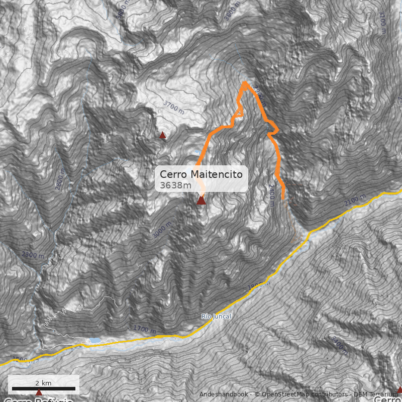 Mapa Cerro Maitencito