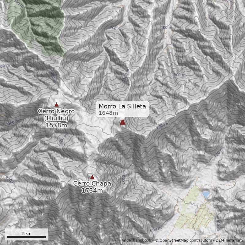Mapa Morro La Silleta