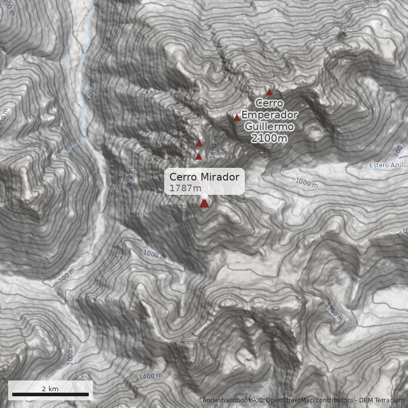 Mapa Cerro  Mirador