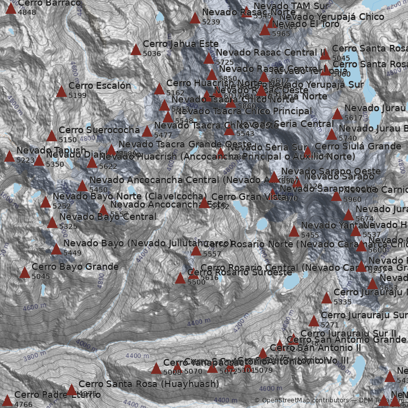 Mapa Cerro Gran Vista