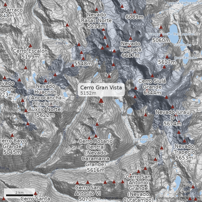 Mapa Cerro Gran Vista